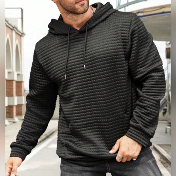 Jacquard Waffle Hoodie - Picture 2 of 6